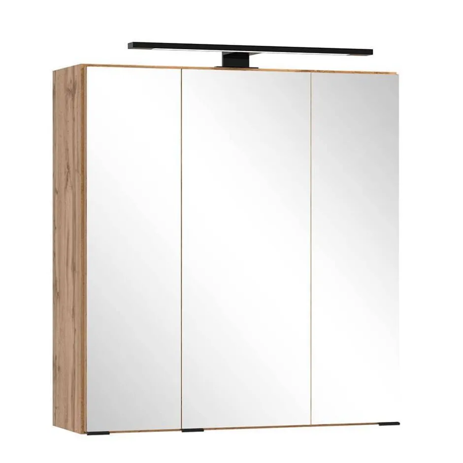 Wohnen 60 cm Waschplatz & Unterschrank Set - Crystoga (dreiteilig)