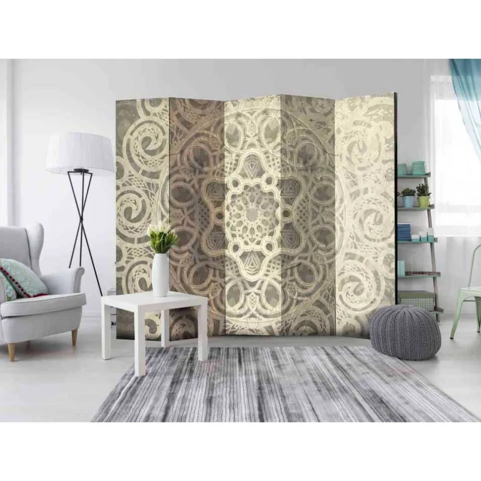 Wohnen 5 Elemente Paravent faltbar - Lachea