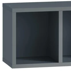 Wohnen 3 Fächer Badregal in Petrol Blau - Matrera