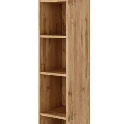 7 Fächer Badzimmer Regal in Holz Optik - Lemnas^Wohnen Sale