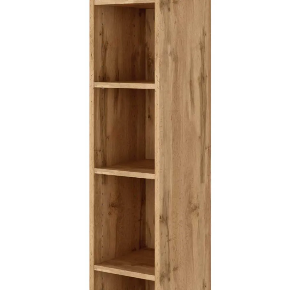 7 Fächer Badzimmer Regal in Holz Optik - Lemnas^Wohnen Sale