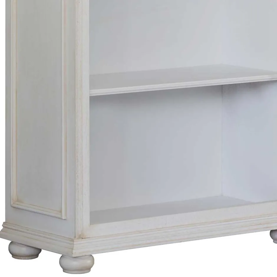 Wohnen 5 Fächer Regal in Antikweiß - Vicina