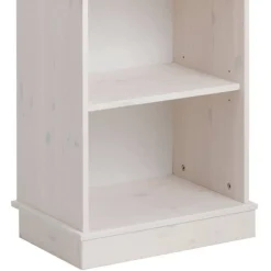 5 Fächer Regal in Weiß und Kiefer Honig - Zentra^Wohnen Outlet