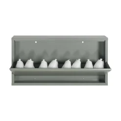 1 Klappen Schuhschrank in Graugrün - Brisco^Wohnen Sale