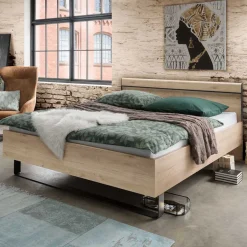 Wohnen 4 Längen Doppelbett mit Beleuchtung LED - Licruva II