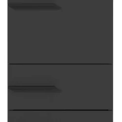 1,90 m Bad Hochschrank in Dunkelgrau - Lucrino^Wohnen Outlet