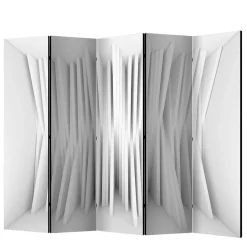 2,25 m breiter Paravent mit abstraktem Muster - Emrada^Wohnen