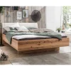 Wohnen 2 Personen Bettgestell aus Kernbuche massiv - Krofun