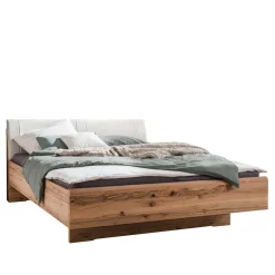 Wohnen 2 Personen Bettgestell aus Kernbuche massiv - Krofun