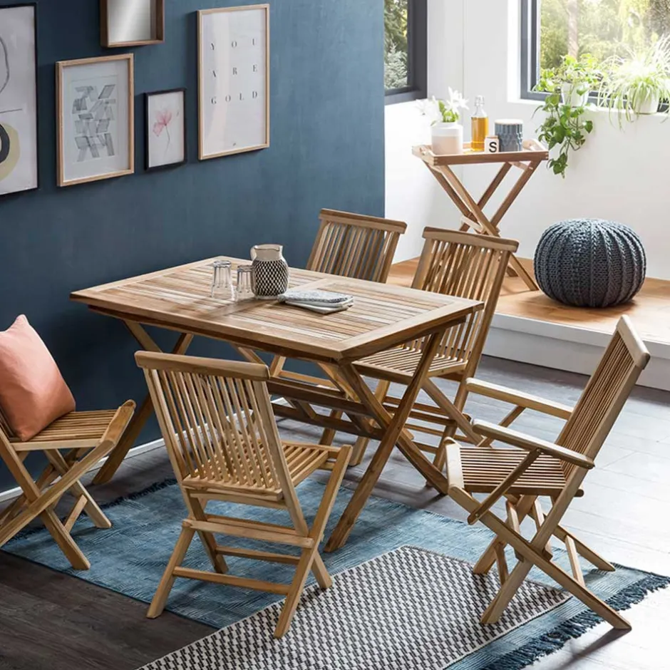 6 Personen Essgruppe für den Garten - Klahuma (siebenteilig)^Wohnen