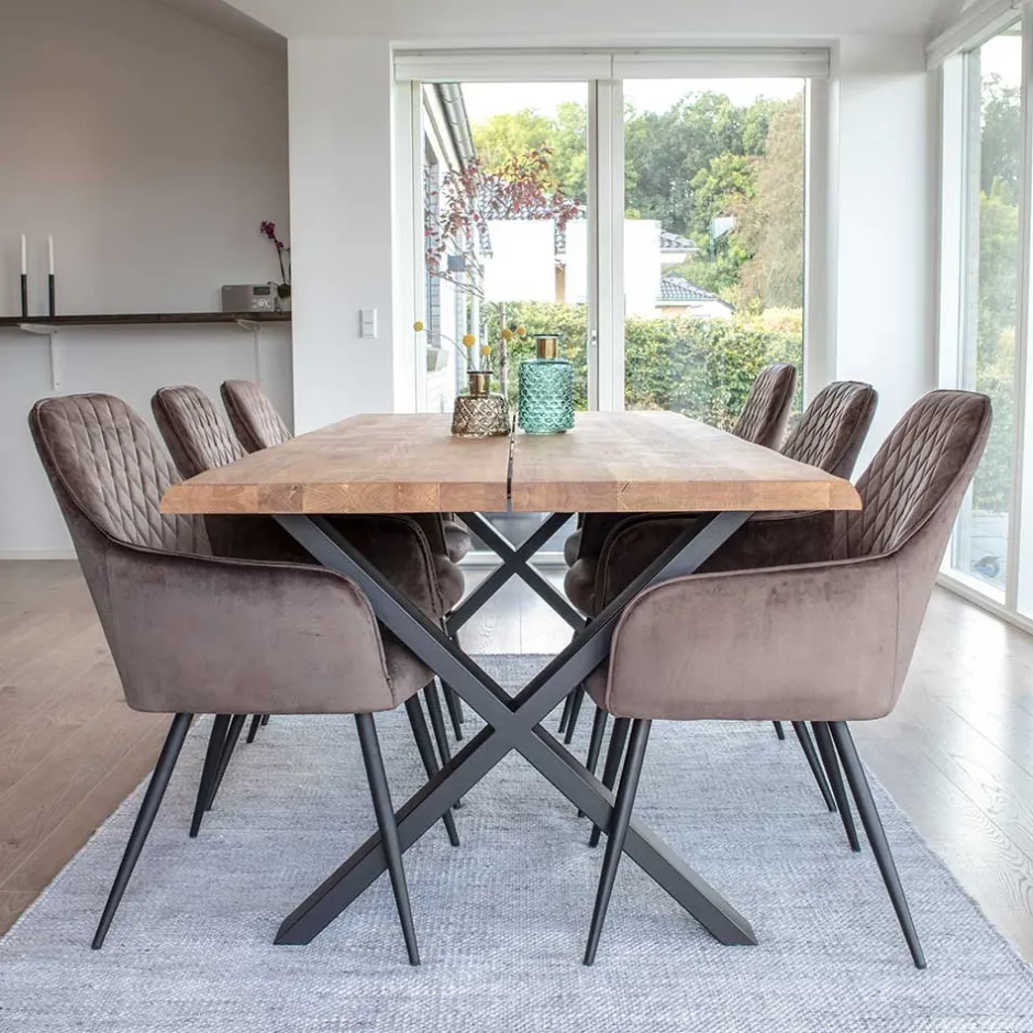 6 Personen Essgruppe mit Armlehnstühlen - Frastiva (siebenteilig)^Wohnen Outlet