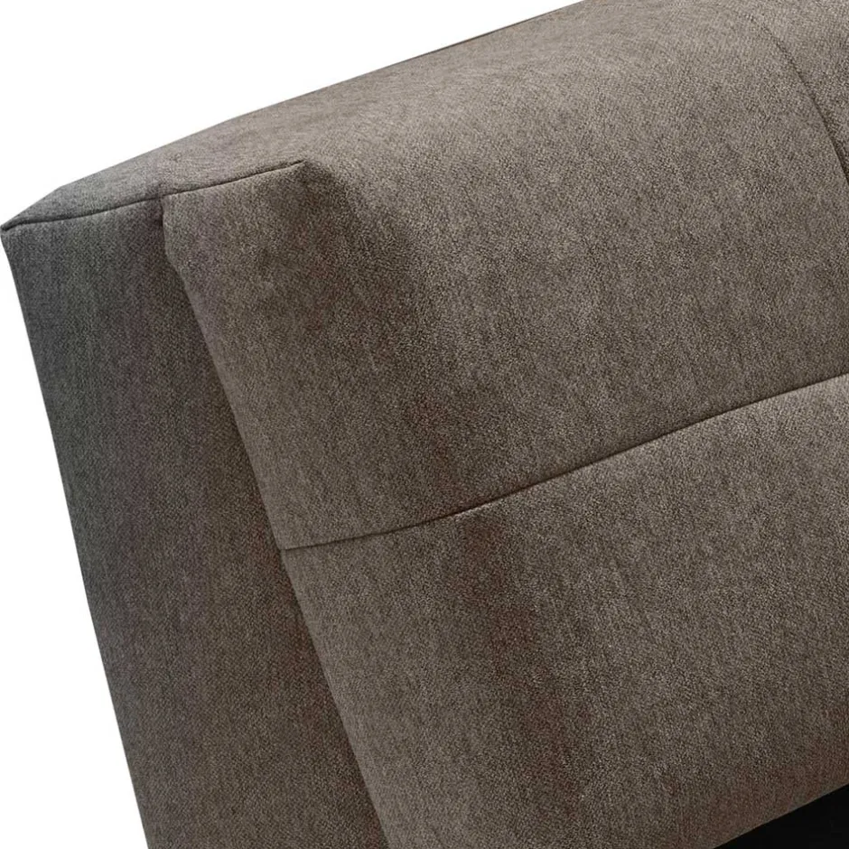 Wohnen 2 Personen Schlafcouch in Dunkelbraun - Jaxta