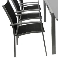 8 Personen Tischgruppe für Garten - Gestina (neunteilig)^Wohnen