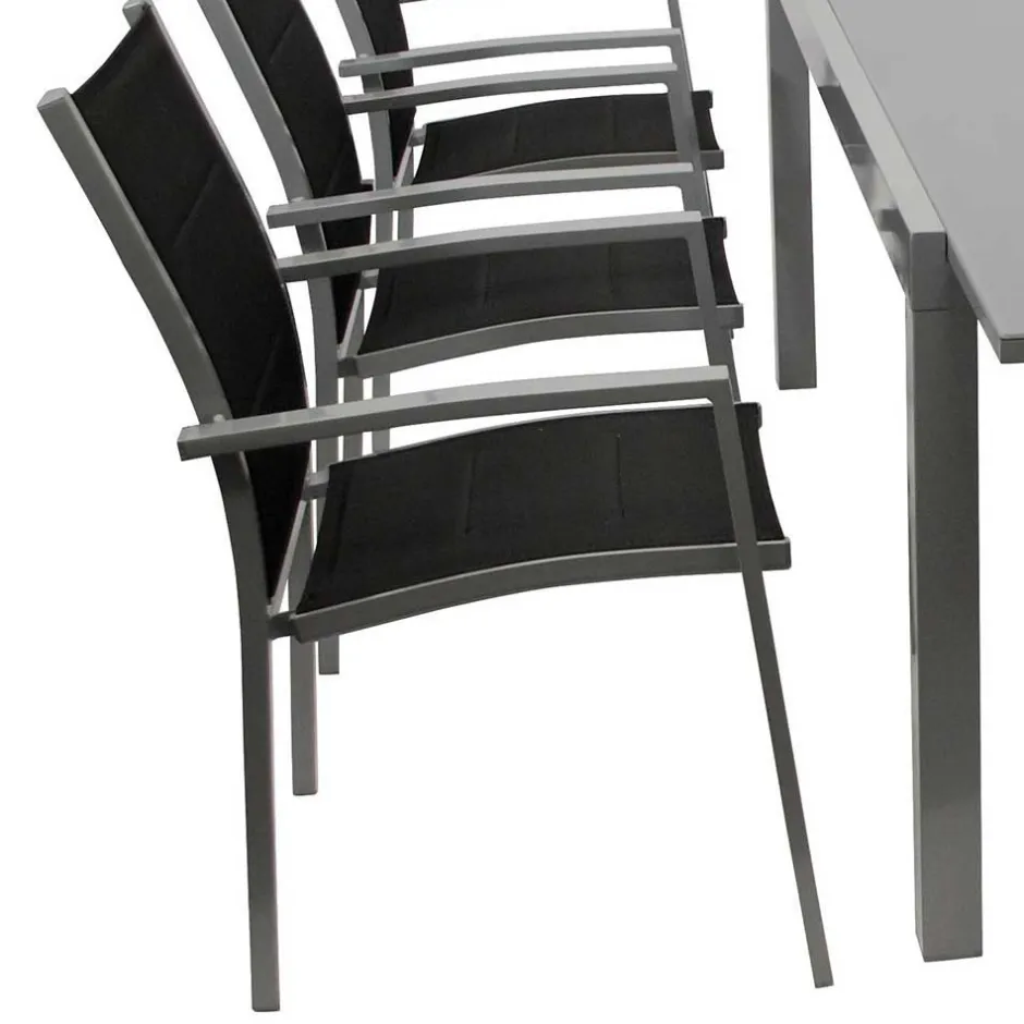 8 Personen Tischgruppe für Garten - Gestina (neunteilig)^Wohnen