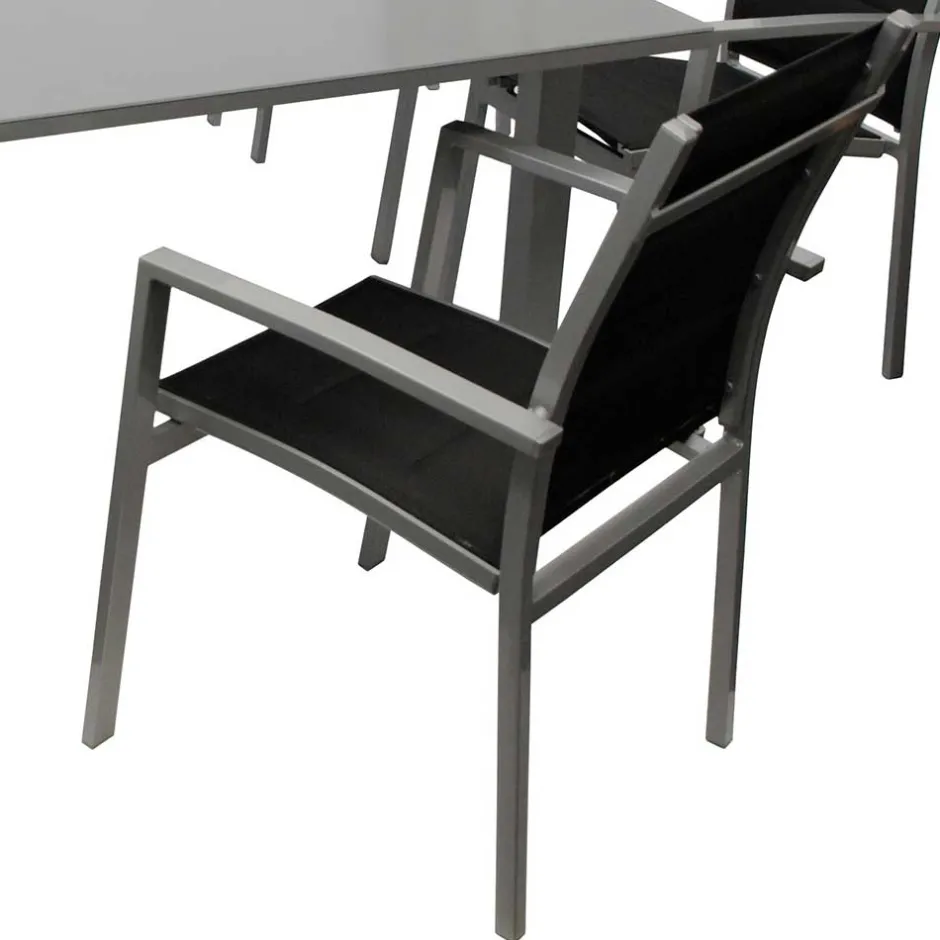 8 Personen Tischgruppe für Garten - Gestina (neunteilig)^Wohnen