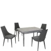 Wohnen 4 Personen Tischgruppe günstig - Times (fünfteilig)