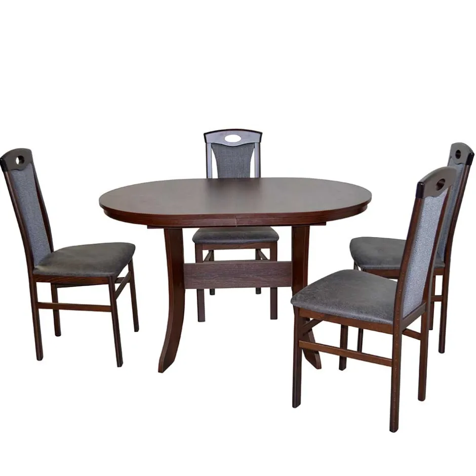 Wohnen 4 Personen Tischgruppe klassisch - Telia (fünfteilig)