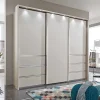 3 Schiebetüren Schlafzimmer Schrank in Beige - Zesgina^Wohnen Discount