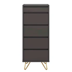 4 Schubladen Hochkommode mit Spiegel klappbar - Bathford^Wohnen Online