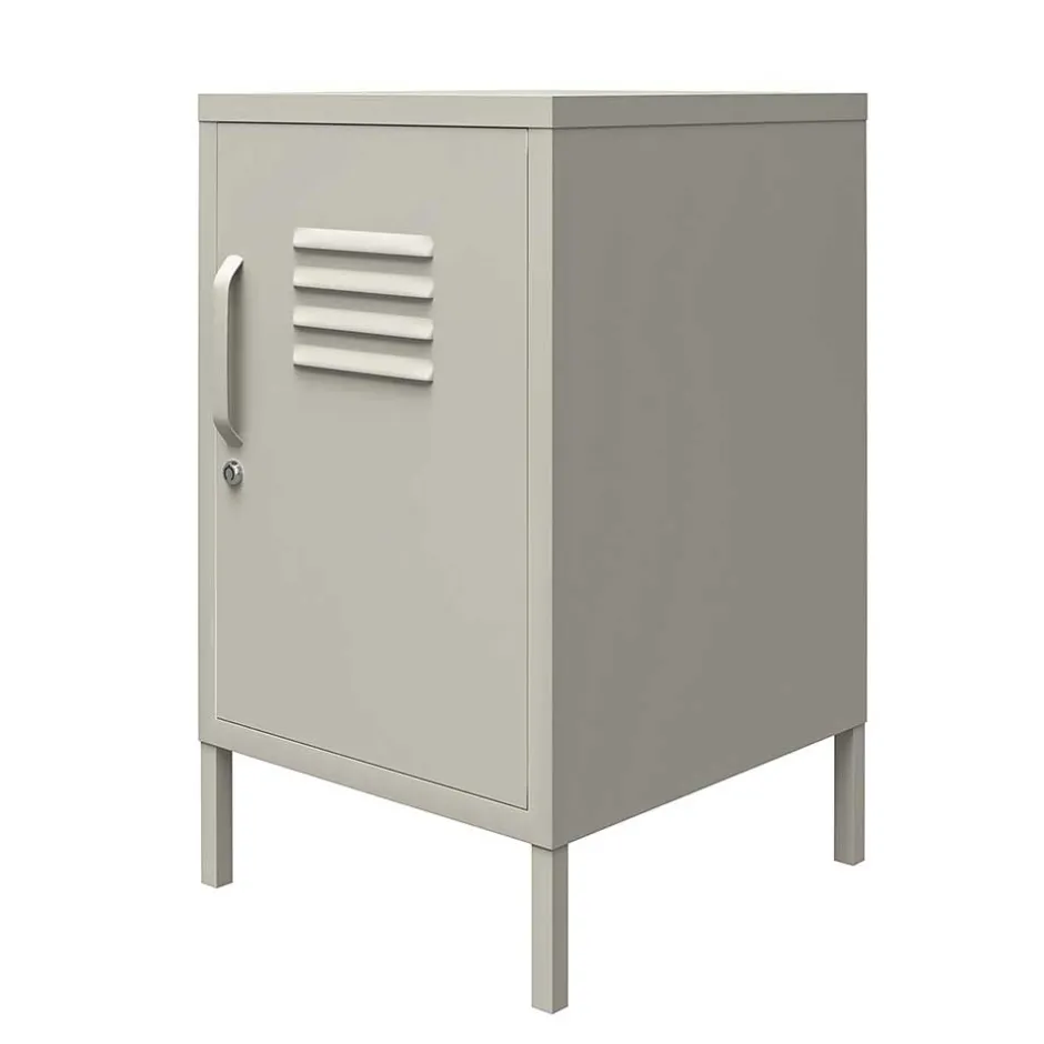 Wohnen Abschließbare Türen-Kommode im Spind Look - Melanje