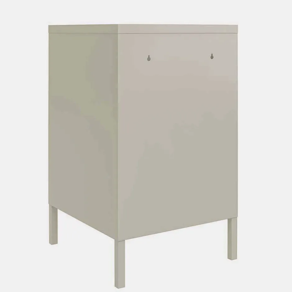 Wohnen Abschließbare Türen-Kommode im Spind Look - Melanje