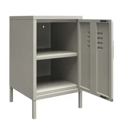 Wohnen Abschließbare Türen-Kommode im Spind Look - Melanje