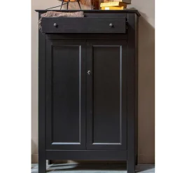 Abschließbare Vertiko Kommode in Schwarz - Wins^Wohnen