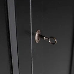 Abschließbare Vertiko Kommode in Schwarz - Wins^Wohnen