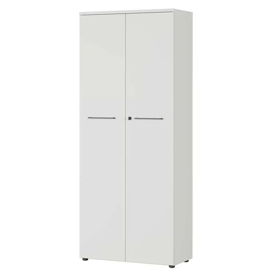 Abschließbarer Akten Büroschrank in Lichtgrau - Ofledio^Wohnen