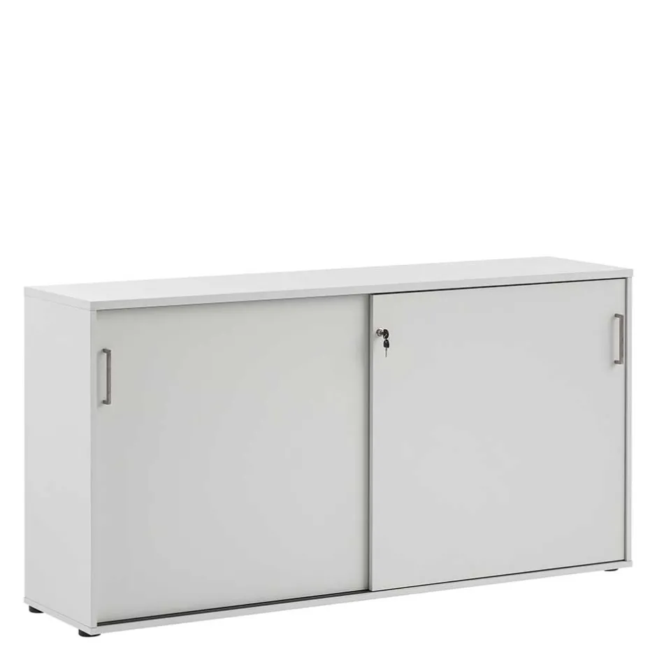 Abschließbarer Büroschrank mit Schiebetüren - Bowsla^Wohnen Hot