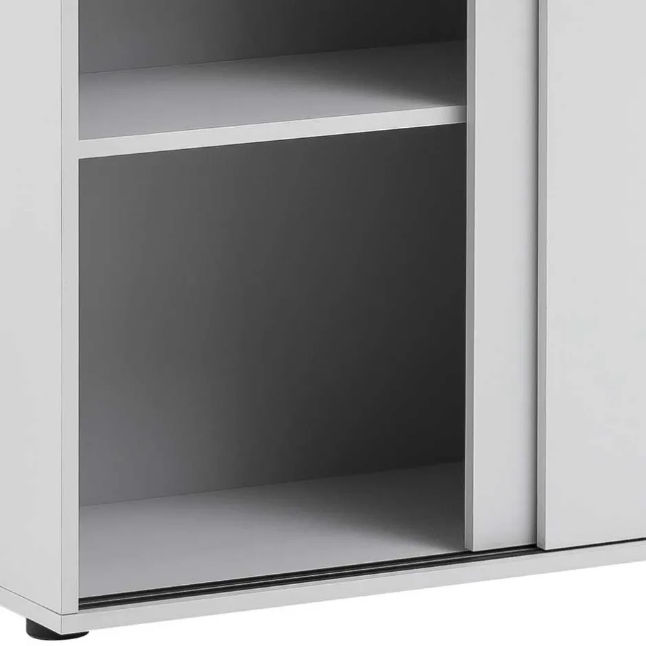 Abschließbarer Büroschrank mit Schiebetüren - Bowsla^Wohnen Hot