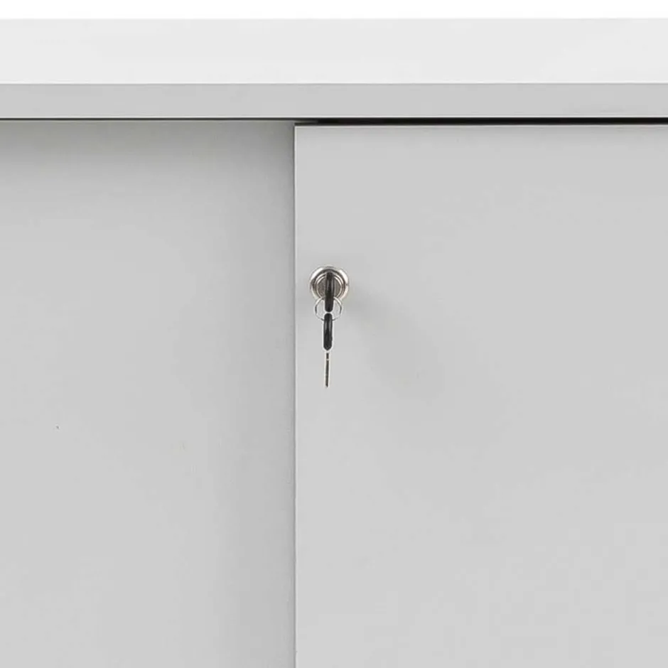 Abschließbarer Büroschrank mit Schiebetüren - Bowsla^Wohnen Hot