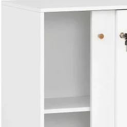 Wohnen Abschließbarer Officeschrank mit Schiebetüren - Obtin