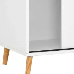 Wohnen Abschließbarer Officeschrank mit Schiebetüren - Obtin