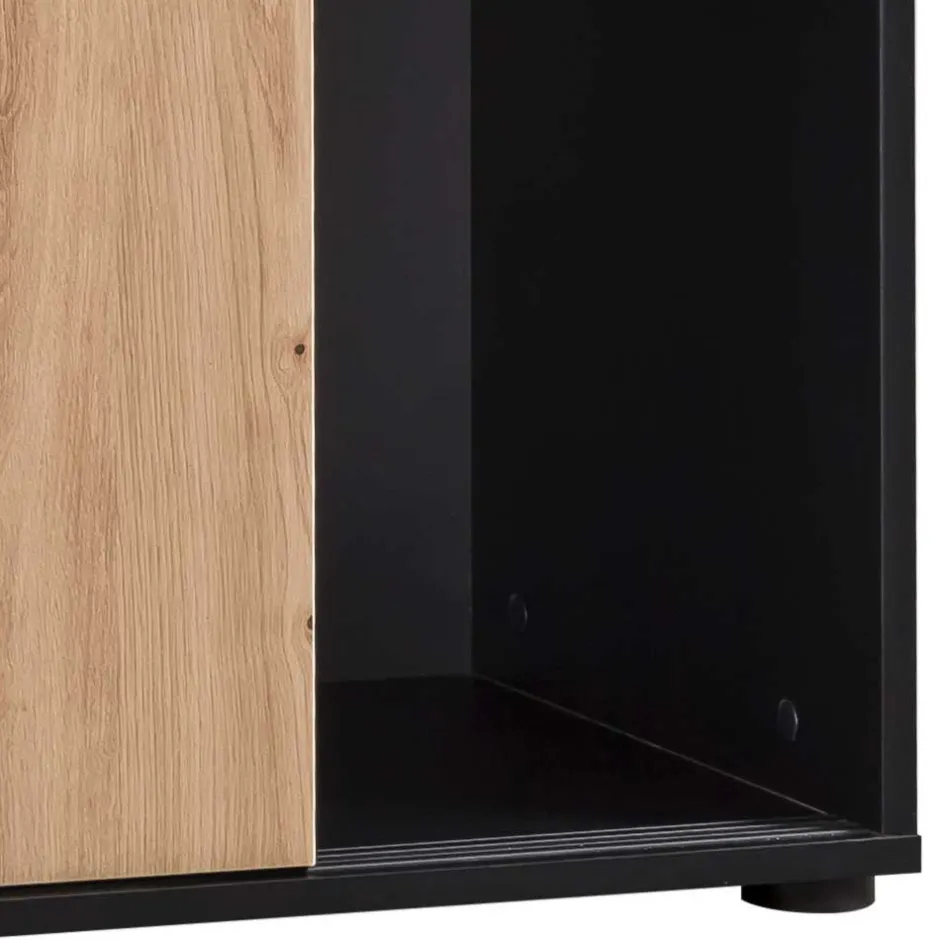 Wohnen Abschließbarer Ordnerschrank mit Schiebetüren - Evasilica