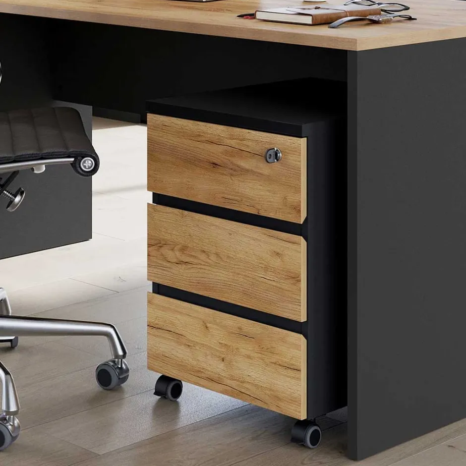 Abschließbarer Rollcontainer 41x60x50 cm - Contrage^Wohnen Discount