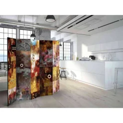 Abstrakt gestalteter Paravent Kunst - Dulacre^Wohnen New