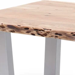 Akazie Sofatisch mit gewachsener Kante - Thoros^Wohnen Outlet