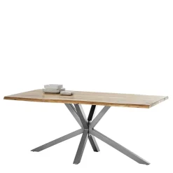 Wohnen Akazie Tisch fürs Esszimmer mit Baumkante - Symonya