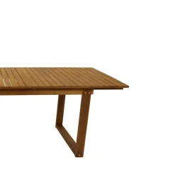 Wohnen Akazienholz Gartentisch verlängerbar - Sennpa