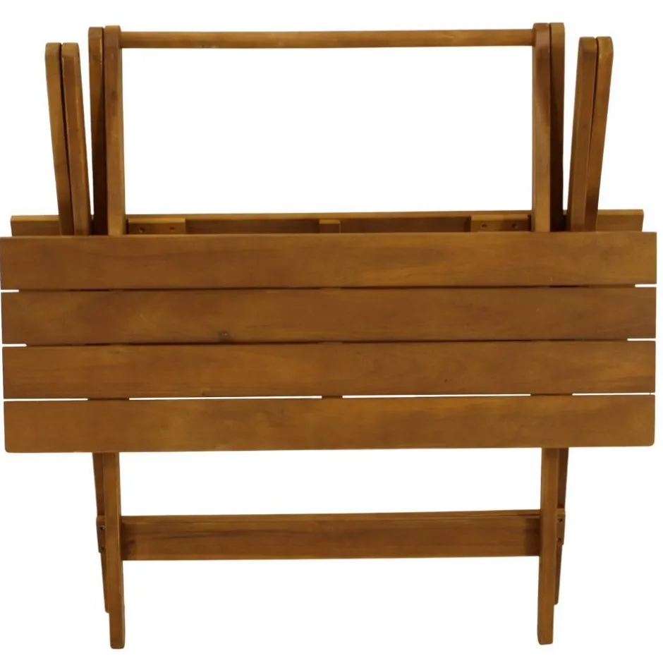 Wohnen Akazienholz Klapptisch mit X Gestell - Flavios