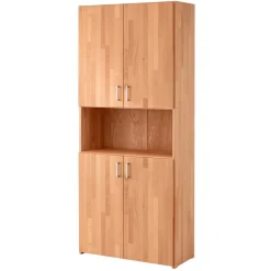 Wohnen Aktenordnerschrank mit Fach und vier Türen - Bash