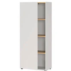 Aktenschrank in Hellgrau und Wildeiche Optik - Chiron^Wohnen Clearance