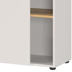 Aktenschrank in Hellgrau und Wildeiche Optik - Chiron^Wohnen Clearance