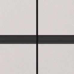 Wohnen Aktenschrank in Hellgrau mit Schwarz - Great