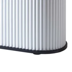 Aktenschrank Siparia in Weiß und Schwarz (zweiteilig)^Wohnen Discount