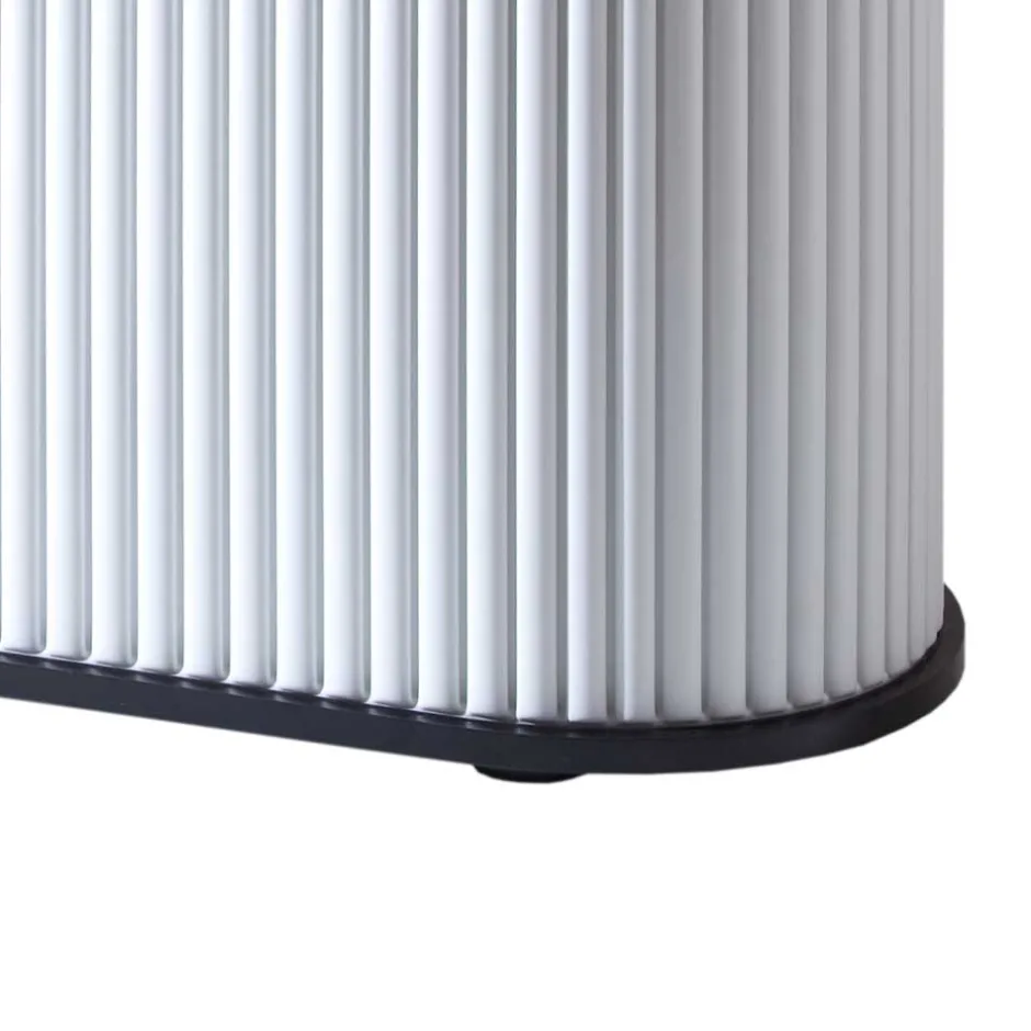 Aktenschrank Siparia in Weiß und Schwarz (zweiteilig)^Wohnen Discount