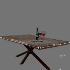 Altholztisch aus Teak Massivholz - Dattilon^Wohnen Online