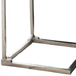 Wohnen Alu Anstelltisch in Nickelfarben - Alagos