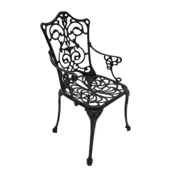 Wohnen Aluguss Armlehnenstuhl für den Garten - Graziello